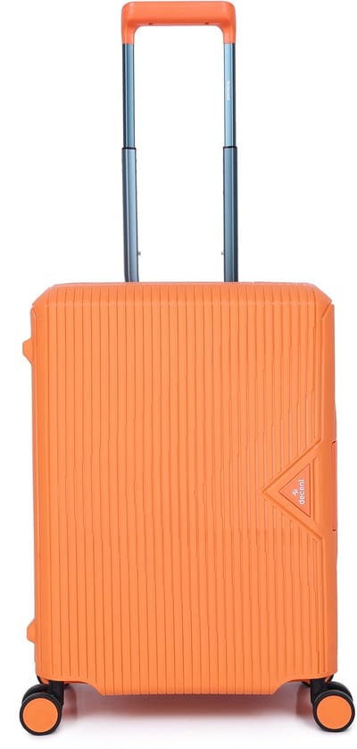 Decent SMART Spinner TSA Reiskoffer vaste sluiting 40 liter - Handbagage koffer 55cm met kliksloten - Lichtgewicht koffer - Reiskoffer - Veilig TSA Cijferslot – Oranje
