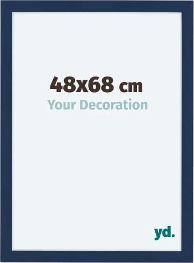 Your Decoration - Fotolijst 48x68 cm - MDF - Donkerblauw Geveegd - Como