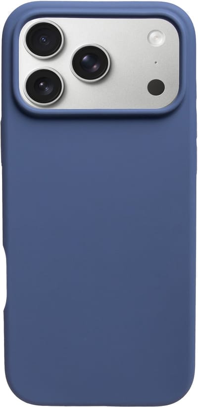 BMAX Siliconen hard case hoesje voor iPhone 17 Pro - Hardcover - Apple - Back cover - Backcover - Beschermhoesje - Telefoonhoesje - Hard case - Telefoonbescherming - Donkerblauw