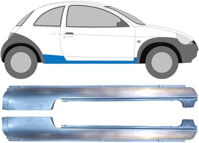 Volledige dorpel voor Ford KA 1996-2008 / Links + Rechts / Set