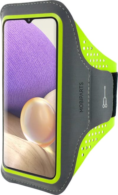 Hardloop Sportarmband geschikt voor Samsung Galaxy A32 5G - Groen - Mobiparts