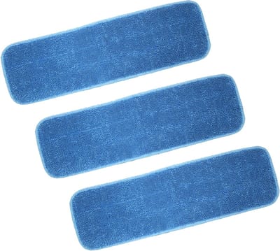 Silva Muur Mop Doek - Microvezel Vloerwisser Doek – Vervangingsdoek – 3 Stuks -42x14 cm