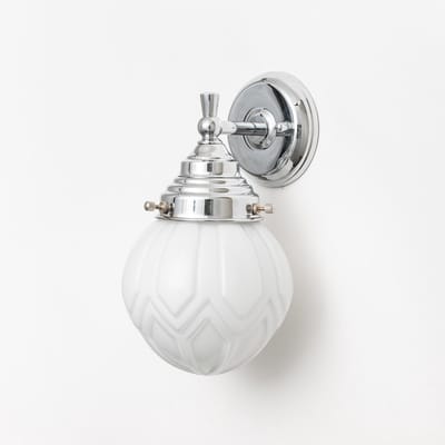 Wandlamp Victory Royal Chroom - Art Deco Trade