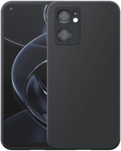 Geschikt voor Oppo Reno 7 5G Telefoonhoesje Zwart Flexibel Siliconen TPU hoesje - Flexible Back Cover Case Siliconen TPU - Zwart - Smartphonica geschikt voor Oppo Reno7 5G