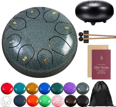 Metalen Regen Drum 8 Tonen Muziekinstrument voor Tuin en Buiten – Muzikale Ontspanning