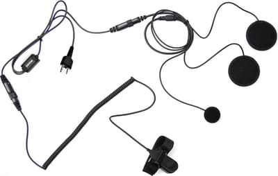 Maas® HS-2000 PRO S - Motor headset - Midland connector - Midland G7 PRO series / Midland G9 PRO series / Midland XT series - Integraal helm