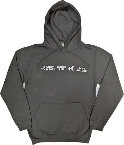 Post Malone - Inverse Butterfly Hoodie/trui - S - Zwart