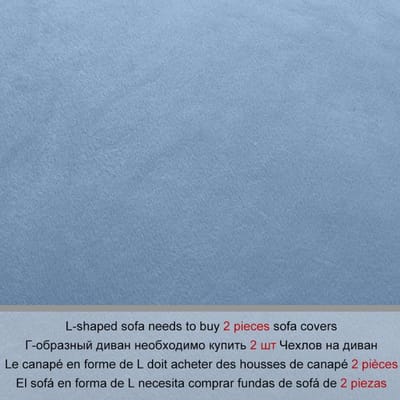 Dikke pluche L-vormige bankhoes Woonkamerhoekbankhoes Sectionele stretch elastische bankhoes Canap Chaise Longue Part AA 145-180cm