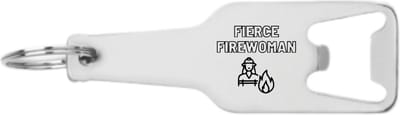 Akyol - brandweer vrouw flesopener - Brandweer - familie vrienden - cadeau - 105 x 25mm