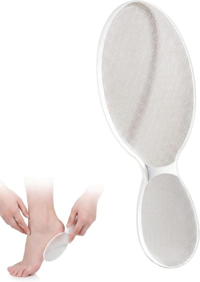 Voetvijl Nano-glas - Eeltverwijderaar Voeten - Voetverzorging Thuis - Ergonomisch Ontwerp - 1855 g - Roze