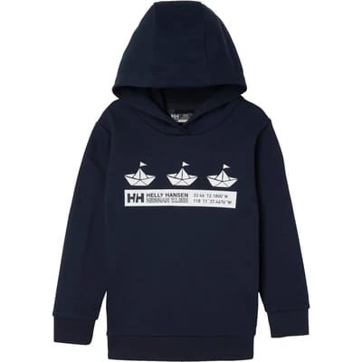 Helly Hansen Graphic K Sweatshirt Met Rits Blauw 24 Months Kinderen
