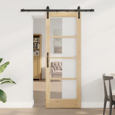 vidaXL - Schuifdeur - ORKDAL - Naturel - 73,5 - x - 198,5 - cm