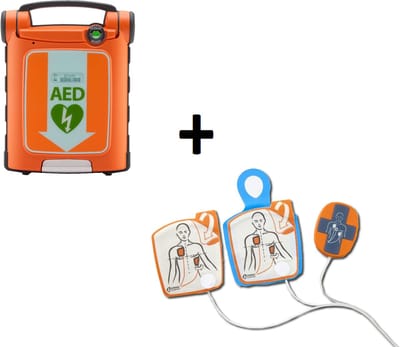 Cardiac Science - Powerheart G5 - Volautomaat AED met CPRD elektroden
