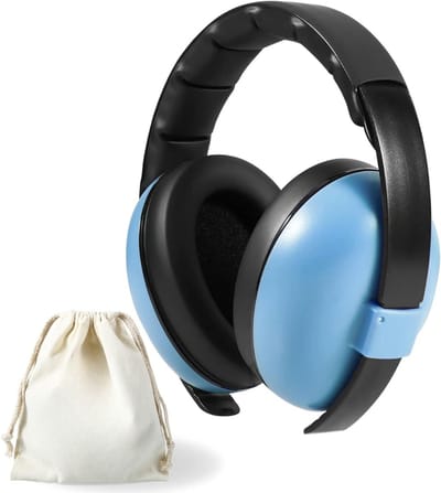 TIM ® Gehoorbescherming Baby - Gehoorbescherming - Blauw - 16cm x 15cm x 8cm