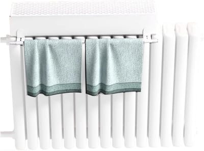 Radiatorbevochtiger, Hangend, Verdampingsbevochtiger Met Intrekbare Kledingdroogstang For Slaapkamer, Woonkamer, Geen Elektriciteit Vereist, Aluminium Materiaal(80CM/4L)