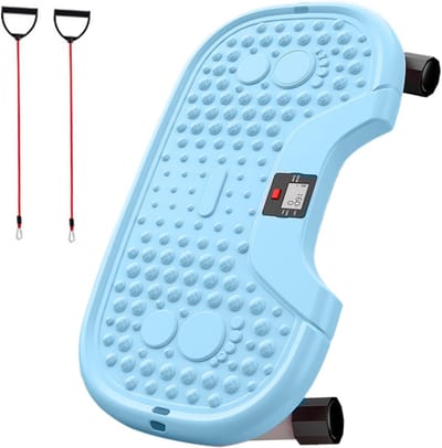 Stepperapparaat - Been trainers - Thuis trainen - Stille werking - Compact ontwerp - Blauw