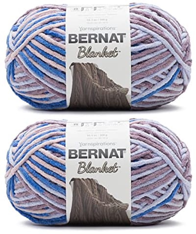 Mottled Shade Garens - 2 Stuks 300g Super Bulky Blijvende Kleur voor Breien en Haken