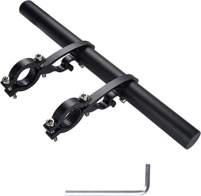 Fiets stuurverlenging van 30 cm, aluminium stuurbeugel voor betere grip en comfort tijdens het fietsen