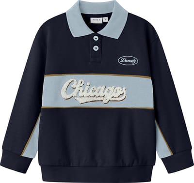 NAME IT - NMMLUCAN LS NREG SWEAT POLO UNB - Jongens - Sweaters