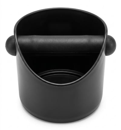 IXEN Koffie Knock Box – Afklopbak voor Koffiedik – Compact – Zwart