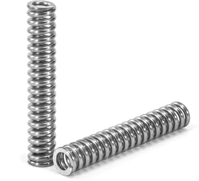 Drukveren 45 mm RVS - 10 stuks met hoge veerkracht 11,22 kg