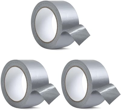 Set van 3 Waterdichte Aluminium Plakbanden, 20 cm x 5 cm, Hittebestendig voor Stoombescherming en Luchtdichte Verbinding