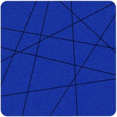 Lijnen vilt onderzetter vierkant - Donkerblauw - 6 stuks – 10 x 10 cm - Tafeldecoratie - Glas onderzetter - Cadeau - Woondecoratie - Woonkamer - Tafelbescherming - Onderzetters Voor Glazen - Keukenbenodigdheden - Woonaccessoires - Tafelaccessoires