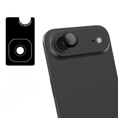 imoshion Camera Lens Protector - Geschikt geschikt voor Apple iPhone 17 Air - 2 Pack - Zwart