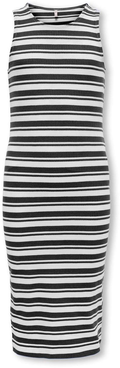 ONLY KIDS - KOGBELFAST LIFE STRIPE SL MIDI DRESS JRS Meisjes Jurk