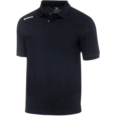 Polo Errea Team Colour 2012 Jr Mc Zwart - Sportswear - Kinderen
