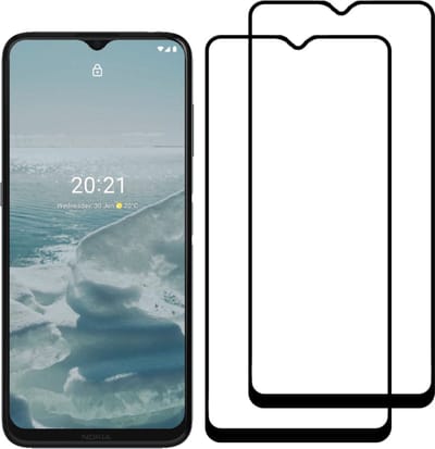 Smartphonica 2 Stuks Screenprotector Geschikt voor Nokia G20 - Full Cover Tempered Glass - Gehard glas Geschikt voor Nokia G20 geschikt voor Nokia G20