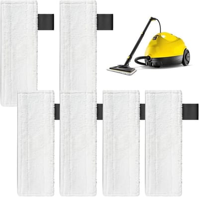 6 Stuks Microvezel Reserve Doeken voor Stoomreiniger - Geschikt voor Easyfix Modellen