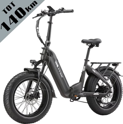 TTGO F6 Boost E-bike - 25 km/u - 20inch - 120km actieradius - 250W motor - 48V18Ah accu - 70NM - grijs