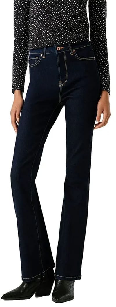 Pepe Jeans Dion Flare Fit Hoogzittende Jeans Blauw 26 / 30 Vrouw