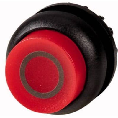 Eaton 216976 M22S-DLH-R-X0 Verlichte druktoets Kunststof frontring Knop 1 stuk(s) Single
