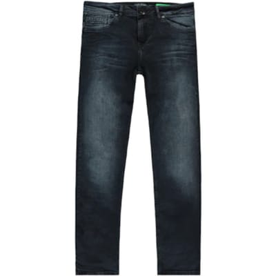 Cars blauwe heren jeans   Stonewash wassing   Slim Fit   5-Pocket zakken   Knoop- en ritssluiting   Regular waist Blauw 31/34