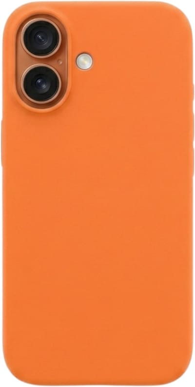Mastersøn iPhone 17 Siliconen Hoesje MagSafe - Oranje - Geschikt voor MagSafe
