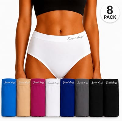 Sweet Angel Dames Slips 8-Pack Maat M