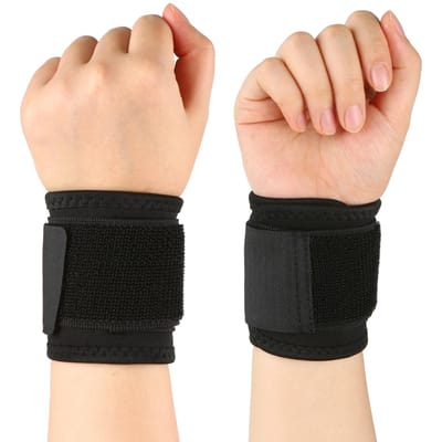 Polssteun Beugel Polsstabilisator Verstelbare Polsband Bandage Beschermer Geschikt voor Linker en Rechter Polsen white