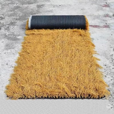 Kunstmatige rieten mat - Synthetisch gras rieten dakdecoratie - Tuindecoratie - Hoge simulatie - Rol - Geel