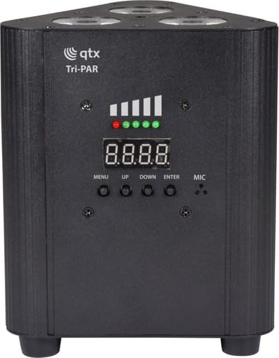 QTX Tri-PAR Oplaadbare drievoudige PAR uplighter