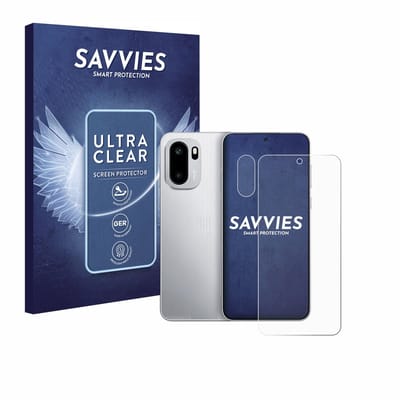 Savvies - Screenprotector voor OnePlus Ace 6 (Voor+Camera) - Folie Beschermfolie transparant 18 Stuks