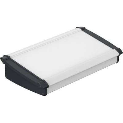 Bopla ALU-TOPLINE ATPH 1865-300 Consolebehuizing (l x b x h) 300 x 181 x 68 mm Aluminium, ABS Grafietgrijs (RAL 7024), Natuur 1 stuk(s)