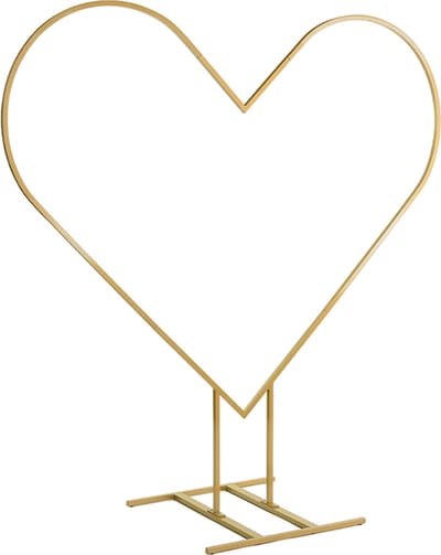 PartyDeco - Backdrop frame hart - 2 meter
