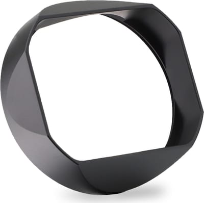 Lens Metal Vierkante Hood voor Leica Q3 Q2 Q Q-P QP Typ116 Camera Accessoires - Zwart, Professionele Bescherming en Vermindering van Flare