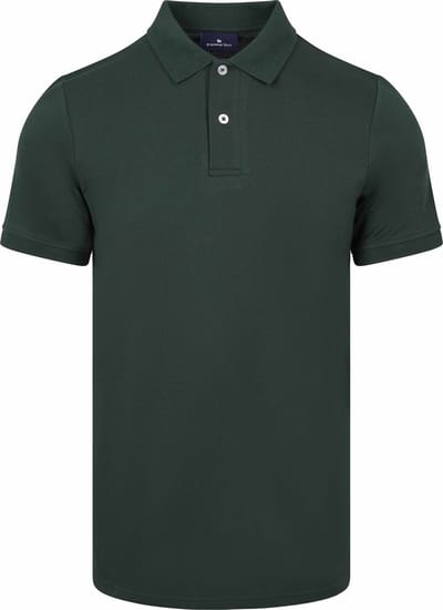 Steppin' Out Polo Piqué Donkergroen - Maat S - Heren - Polo shirt Heren met Korte mouw