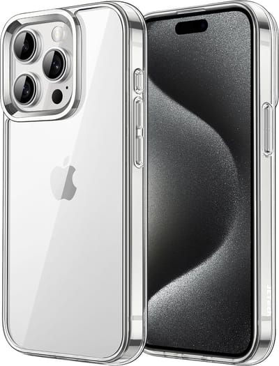 Hoesje geschikt voor iPhone 15 Pro Transparant Back Cover - Transparant Silicone hoesje - Perfect fit – EPICMOBILE