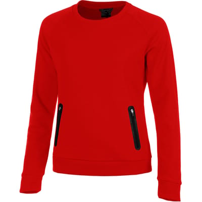 Craft Crew Sweatshirt Dames-Rood