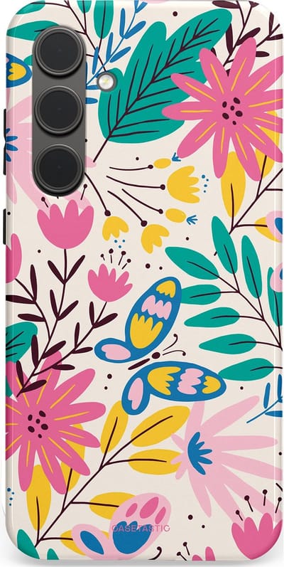 Casetastic Hoesje Geschikt voor Samsung S24 Plus - Stijlvolle Beschermende Duo-layer Case - Lente Leven