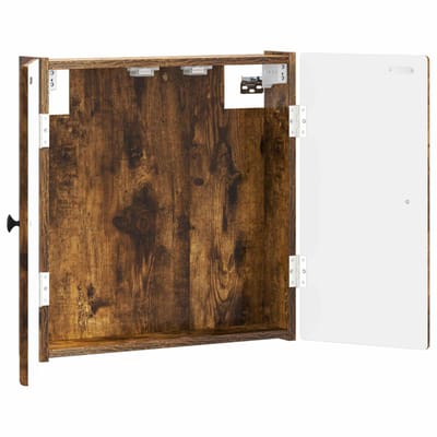 vidaXL - Dartbord - Kabinet - BREDA - Gerookt - eiken - 52,5 - x - 10,5 - x - 53,5 - cm
